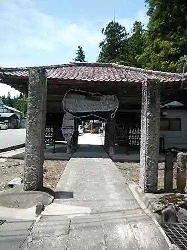 弘安寺の山門