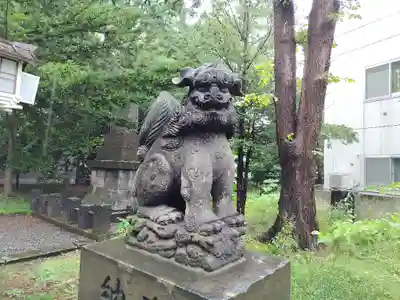 新琴似神社の狛犬