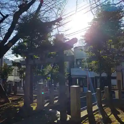 柿の木坂北野神社の鳥居
