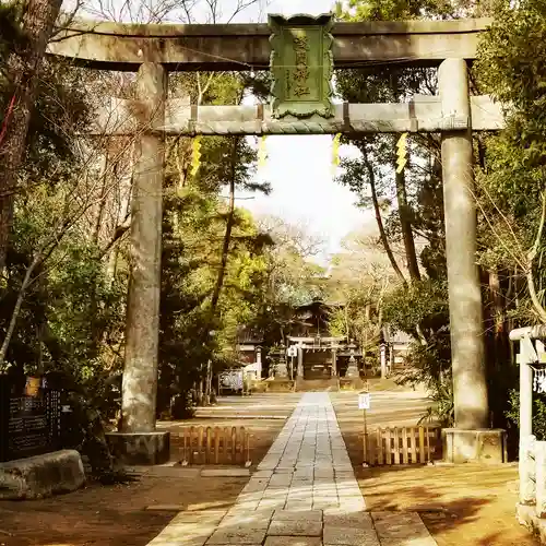 篠崎浅間神社の鳥居