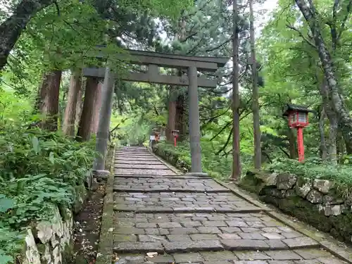 大神山神社奥宮の鳥居