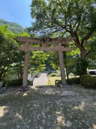 川富神社の鳥居
