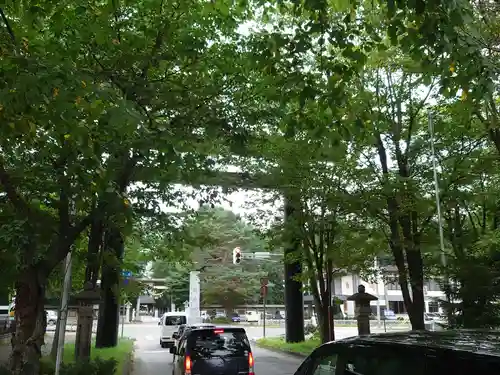 帯廣神社の鳥居