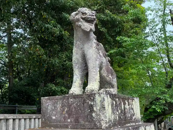 一之宮貫前神社の狛犬