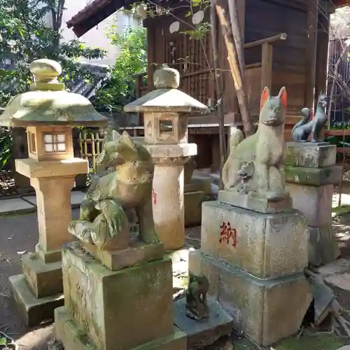 渋谷氷川神社の狛犬