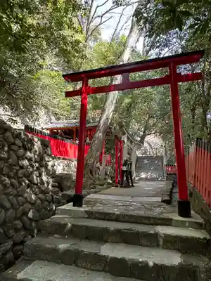 瀧谷不動尊　明王寺の鳥居