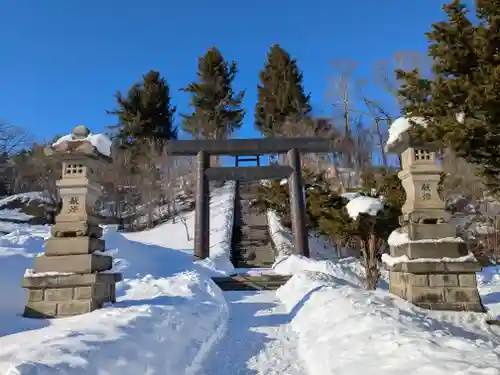 留辺蘂神社の鳥居