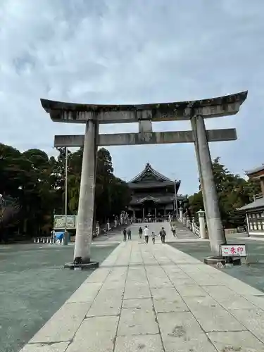 豊川閣　妙厳寺の鳥居