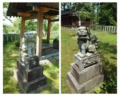 鶴岡護国神社の狛犬