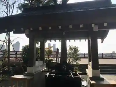 多摩川浅間神社の手水舎