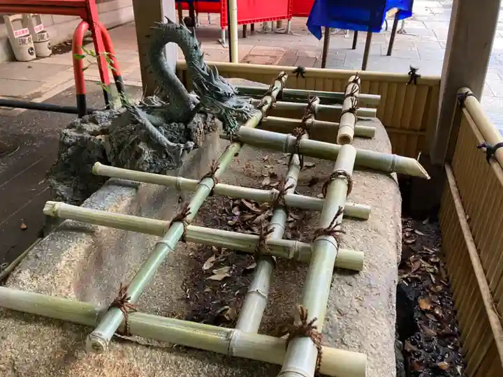 瀧泉寺(目黒不動尊)の手水舎