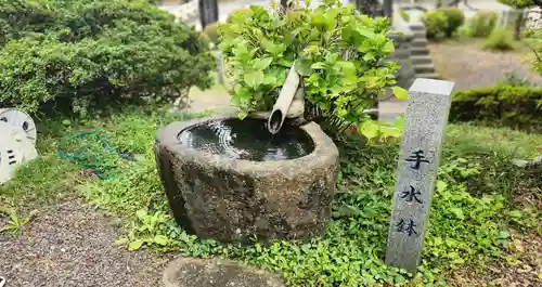 普門院（文知摺観音 安洞院）の手水