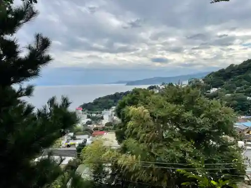 伊豆山神社の景色