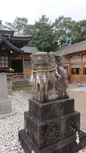 辛國神社の狛犬