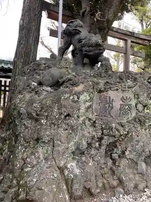 牛嶋神社の狛犬