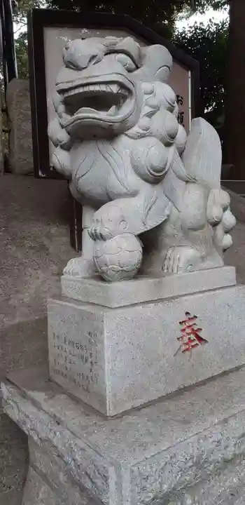 自由が丘熊野神社の狛犬