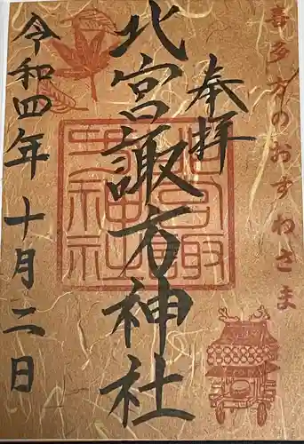 北宮諏方神社(福島県)