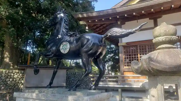 猪名部神社の狛犬