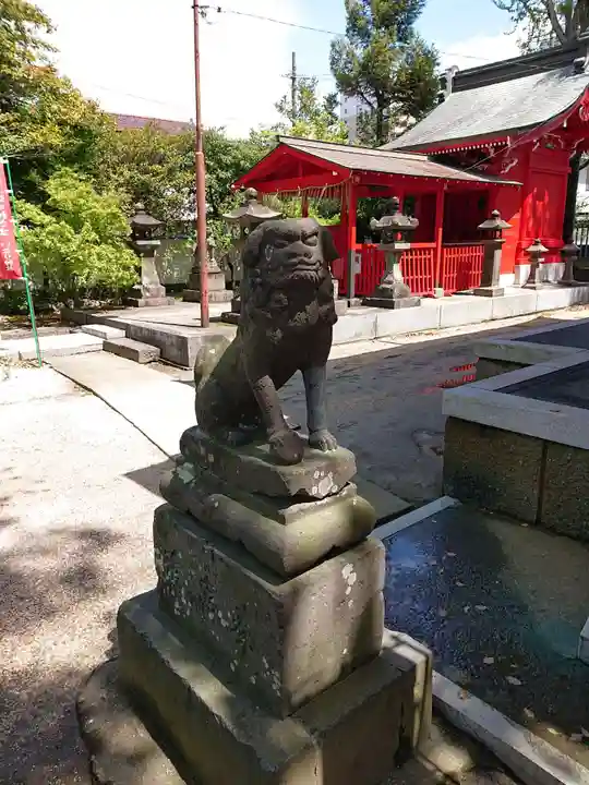 久留米宗社 日吉神社の狛犬