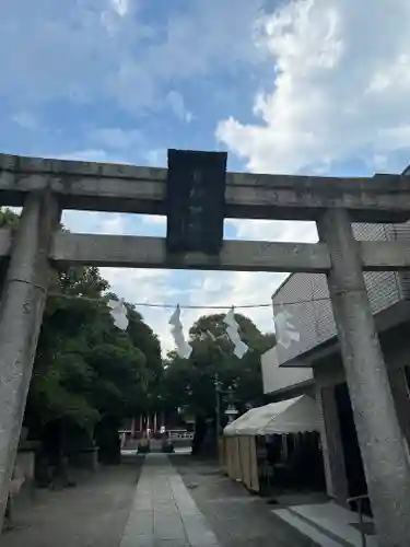 大森貴舩神社の鳥居