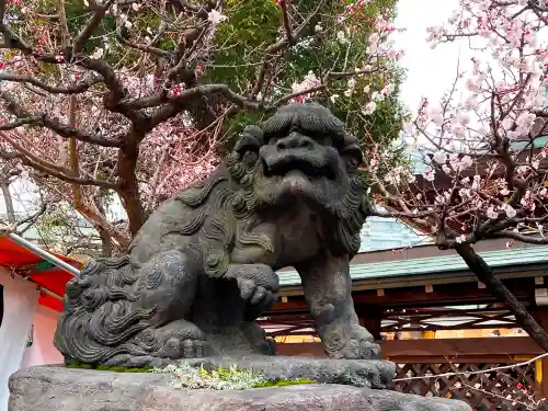 湯島天満宮の狛犬