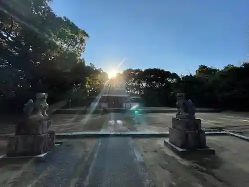 神武天皇社の狛犬