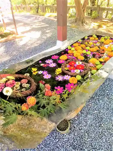 福母八幡宮の手水舎