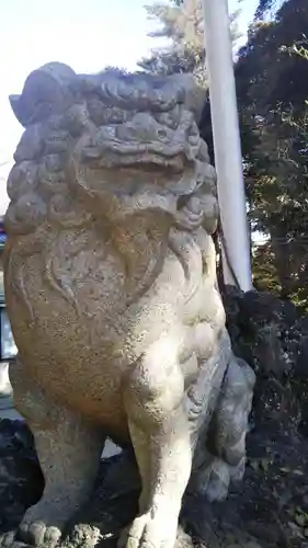 柏諏訪神社の狛犬