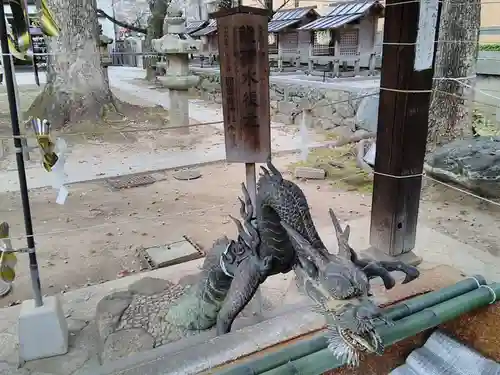 那古野神社の手水舎