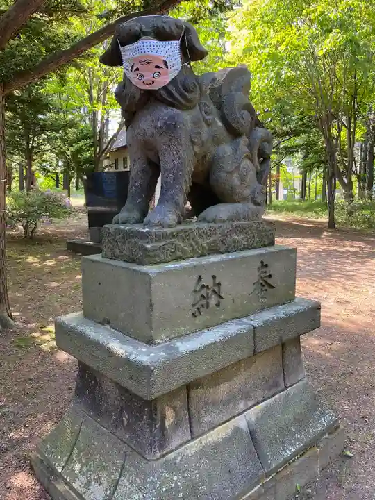 北広島市総鎮守 廣島神社の狛犬