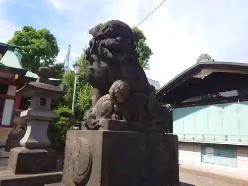 鮫州八幡神社の狛犬