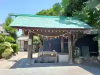 神明社(岡田神明社)の手水舎
