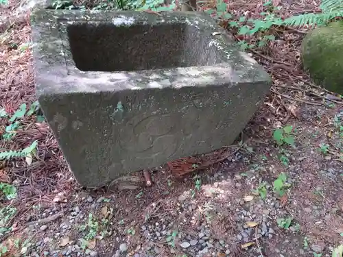 赤城神社(三夜沢町)の手水