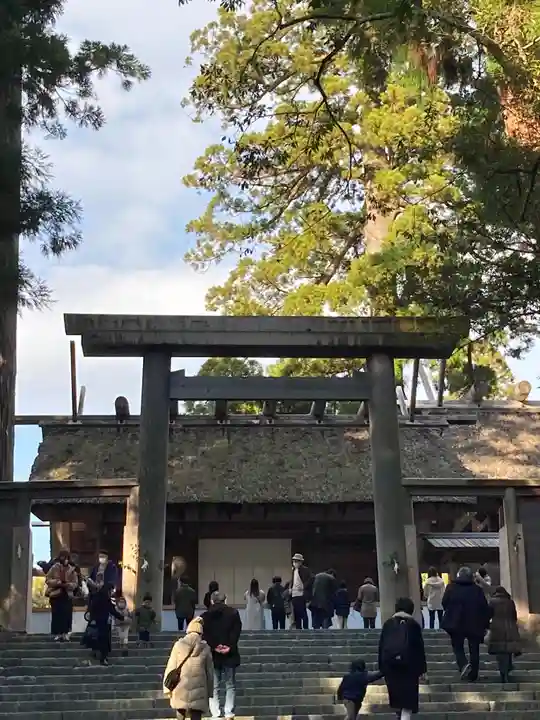 伊勢神宮内宮(皇大神宮)の鳥居