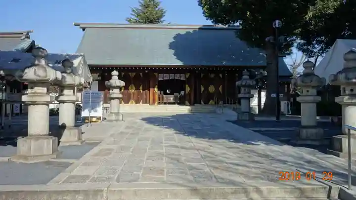 松陰神社の本殿・本堂