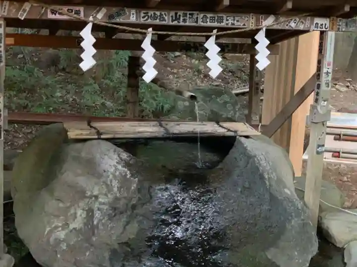 來宮神社の手水舎
