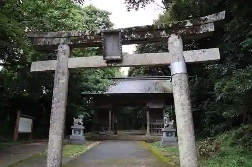 倭文神社の鳥居