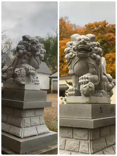 余市神社の狛犬