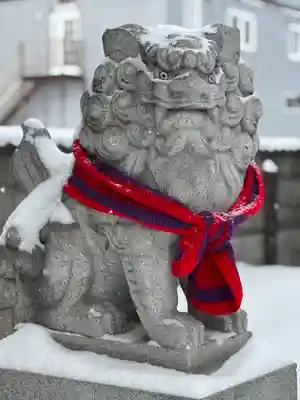上白石神社の狛犬