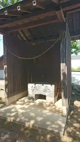 千勝神社の手水舎