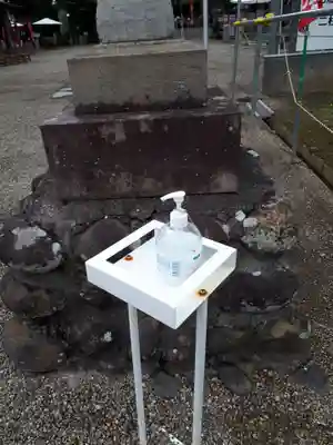 二柱神社の感染症対策