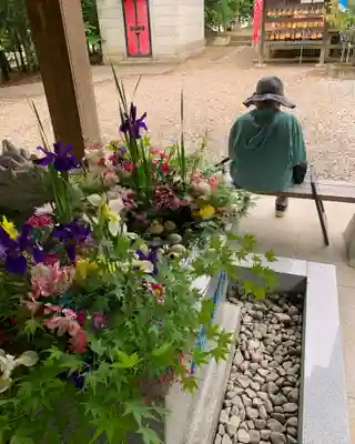 滑川神社 - 仕事と子どもの守り神の手水舎
