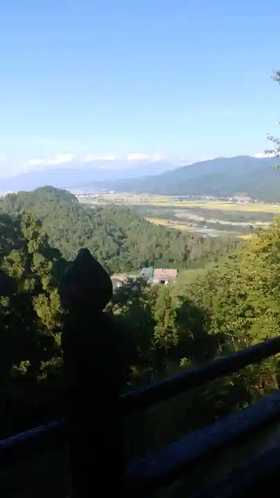 左下り観音堂の景色