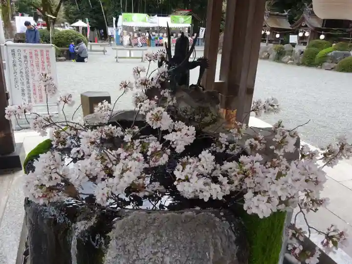 出雲大社相模分祠の手水舎