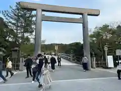 伊勢神宮内宮（皇大神宮）の鳥居