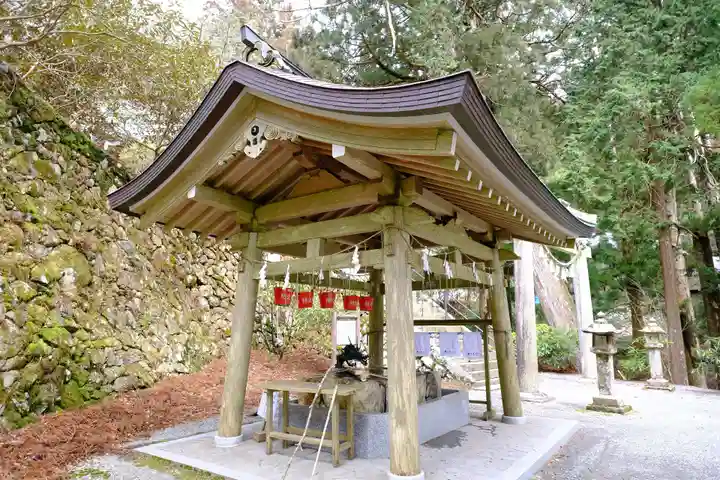玉置神社の手水舎