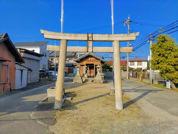 秋葉社(江松秋葉社)の鳥居