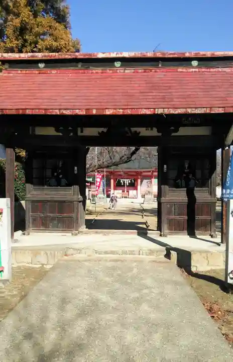 石和八幡宮(官知物部神社)の山門・神門