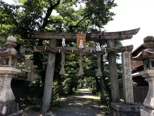 井於神社の鳥居