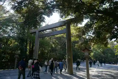 伊勢神宮内宮（皇大神宮）の鳥居